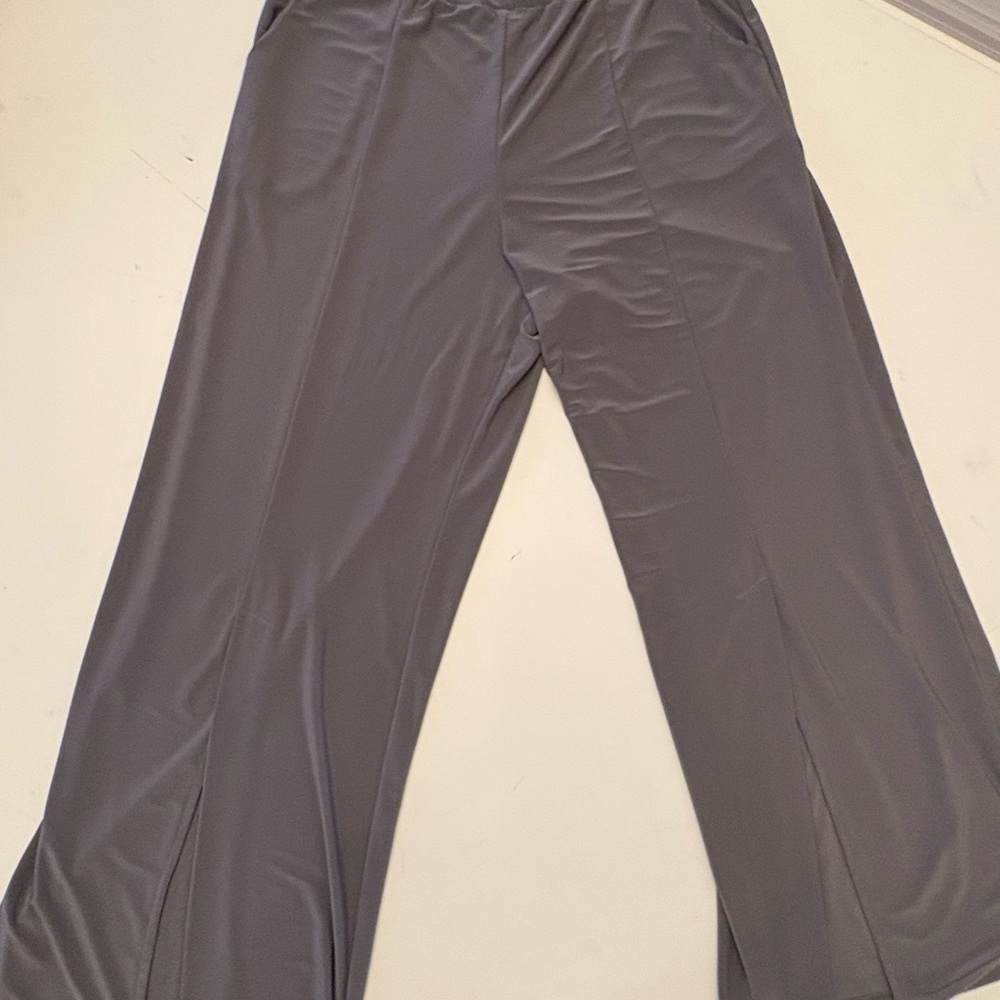 JJ Wide Leg Gray pants. Size Medium